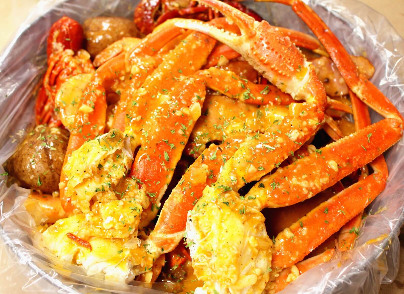 Seafood Combo 2 - 1LB Crawfish & 1LB Shrimp & 1LB Snow Crab