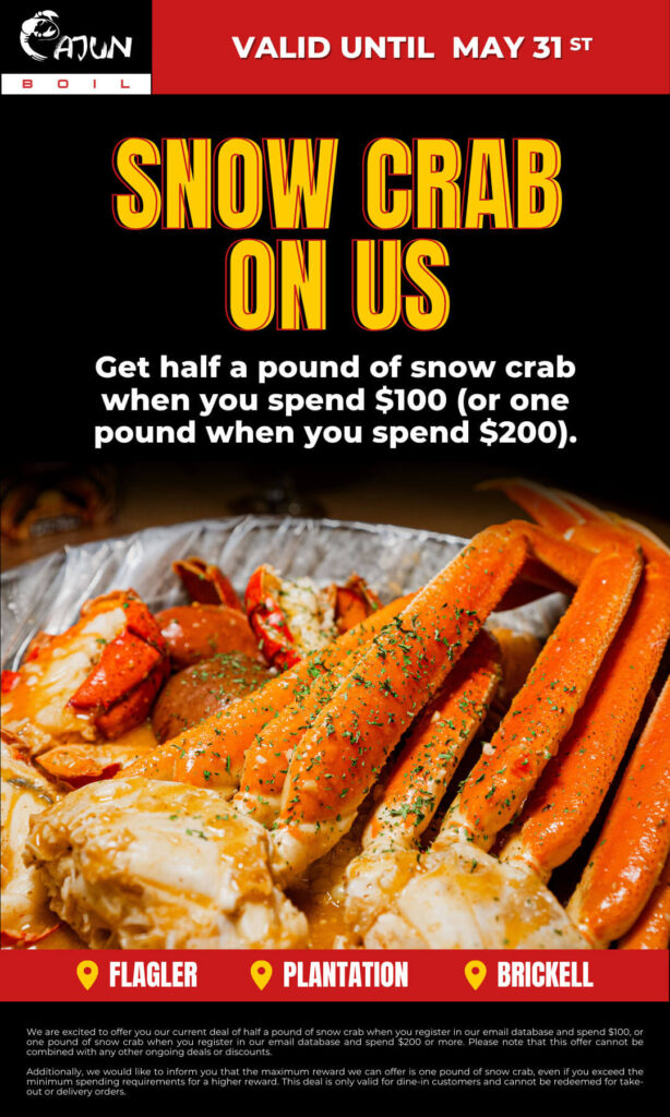 Seafood Menu Cajun Boil Cajun Boil